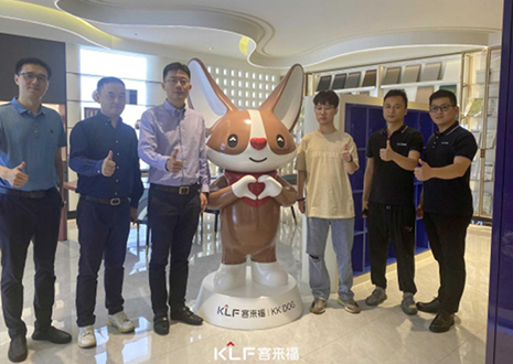 热烈欢迎中国建博会领导一行莅临米兰·(milan)智能科技股份有限公司参观指导！